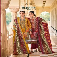 Riaz Arts Musafir Vol-20 Wholesale Pure Karachi Lawn With Embroidery Work Dress Material