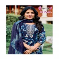 Mystic 9 Sonal Vol-1 Wholesale Straight Cut Tops With Pant And Dupatta