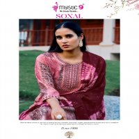 Mystic 9 Sonal Vol-1 Wholesale Straight Cut Tops With Pant And Dupatta