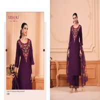 Lily And Lali Monalisa Vol-6 Wholesale Jarkand Work Top With Pant And Dupatta