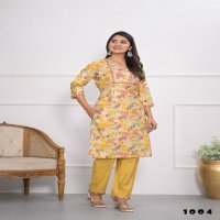 Tanisha Mayra Wholesale Chanderi With Embroidery Long Kurtis