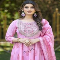 Seriema Kumb Raja Rani Light Wholesale Heavy Shiffli Readymade Suits