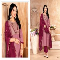 Vishnu Jasmeen Vol-2 Wholesale Vichitra Silk Fabrics Dress Material