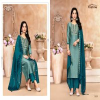 Vishnu Jasmeen Vol-2 Wholesale Vichitra Silk Fabrics Dress Material