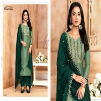 Vishnu Jasmeen Vol-2 Wholesale Vichitra Silk Fabrics Dress Material
