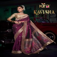 Kira Kavisha Wholesale Pure Silk With 3d Weaved Pallu Festive Sarees