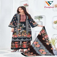 Vandana Panghat Vol-1 Wholesale Cotton Pakistani Print Dress Material