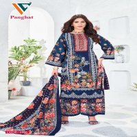 Vandana Panghat Vol-1 Wholesale Cotton Pakistani Print Dress Material