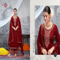 Triple AAA Kesar Wholesale Jaam Cotton With Work Dress Material