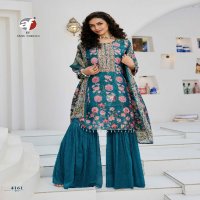 Anju Ibaadat Wholesale Kurti With Sharara And Dupatta Catalog