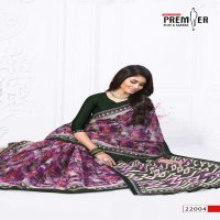 Premier Saravani Vol-22 Wholesale Pure Cotton Printed Indian Sarees