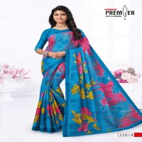 Premier Saravani Vol-22 Wholesale Pure Cotton Printed Indian Sarees