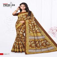 Premier Saravani Vol-22 Wholesale Pure Cotton Printed Indian Sarees