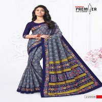 Premier Saravani Vol-22 Wholesale Pure Cotton Printed Indian Sarees