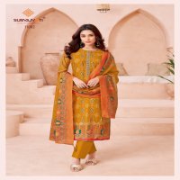 Suryajyoti Pushpa Vol-11 Wholesale Heavy Modal With Neck Embroidery Dress Material