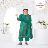 kamla vol 1 by suryajyoti modal discharge print stylish 3pcs dress