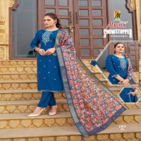 master showstopper readymade elegant style roman silk suit for women