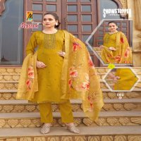 master showstopper readymade elegant style roman silk suit for women