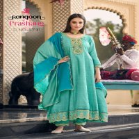 Rangoon Prashang Wholesale Anarkali Style Tops With Pant And Dupatta