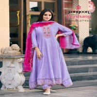 Rangoon Prashang Wholesale Anarkali Style Tops With Pant And Dupatta