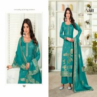Naari Bliss Wholesale Pure Muslin Viscose Jacquard With Siroski Work Dress Material