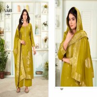 Naari Bliss Wholesale Pure Muslin Viscose Jacquard With Siroski Work Dress Material