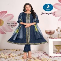 Kaya Kalanjali Vol-2 Wholesale 3 Piece A-Line Cut Readymade Suits