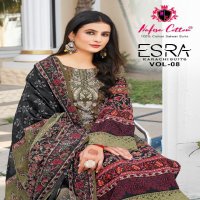 NAFISA COTTON ESRA KARACHI SUITS VOL 8 PAKISTANI CASUAL WEAR UNSTITCH SALAWAR KAMEEZ