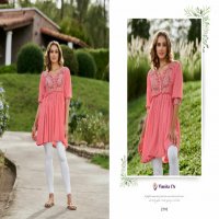 Vamika Rang Mahal Vol-3 Wholesale Heavy Rinkle Reyon Short Tops