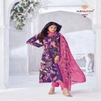 naishaa vol 46 by suryajyoti jam satin print casual suit for ladies