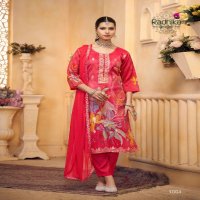 radhika lifestyle aanchal vol 1 tissue shimmer silk readymade classic 3pcs dress