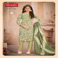 nemis dishi vol 6 readymade capsule rayon print daily wear combo 3pcs dress