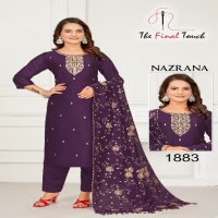 nazrana by the final touch r r fashion full stitch vichitra designer combo 3pcs dress