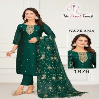 nazrana by the final touch r r fashion full stitch vichitra designer combo 3pcs dress