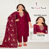 nazrana by the final touch r r fashion full stitch vichitra designer combo 3pcs dress