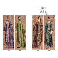 ibiza alisa banglory silk jacquard fashionable dress material online