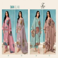 T And M Swan Iceland Wholesale Pure Dhakamal With Hand Work Salwar Suits