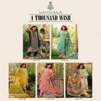 Varshaa A Thousand Wish Wholesale Viscose Muslin With Embroidery Salwar Suits