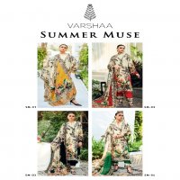 Varshaa Summer Muse Wholesale Viscose Cotton With Handwork Salwar Suits