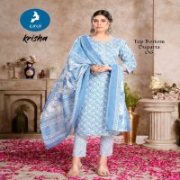 Kaya Krisha Wholesale Cotton Print Top With Pant And Dupatta