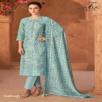 T And M Gulbagh Wholesale Pure Linen With Hand Work Salwar Suits