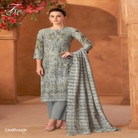 T And M Gulbagh Wholesale Pure Linen With Hand Work Salwar Suits