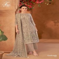 T And M Gulbagh Wholesale Pure Linen With Hand Work Salwar Suits