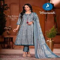 Kaya Heeravati Wholesale Cotton Print Flair Top With Pant And Dupatta