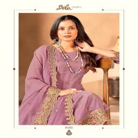 Bela Fashion Kristal Wholesale Crystal Chiffon Straight Salwar Suits