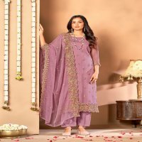 Bela Fashion Kristal Wholesale Crystal Chiffon Straight Salwar Suits