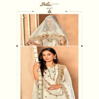 Bela Fashion Kristal Wholesale Crystal Chiffon Straight Salwar Suits