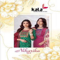 Kala By Tarika Creation Niharika Vol-4 Wholesale Heavy Cotton Printed Dress Material