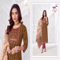 Kala By Tarika Creation Niharika Vol-4 Wholesale Heavy Cotton Printed Dress Material