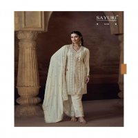alemzeb by sayuri designer readymade chinon silk classic look 3pcs dress